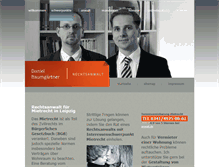Tablet Screenshot of anwalt-mietrecht-leipzig.de